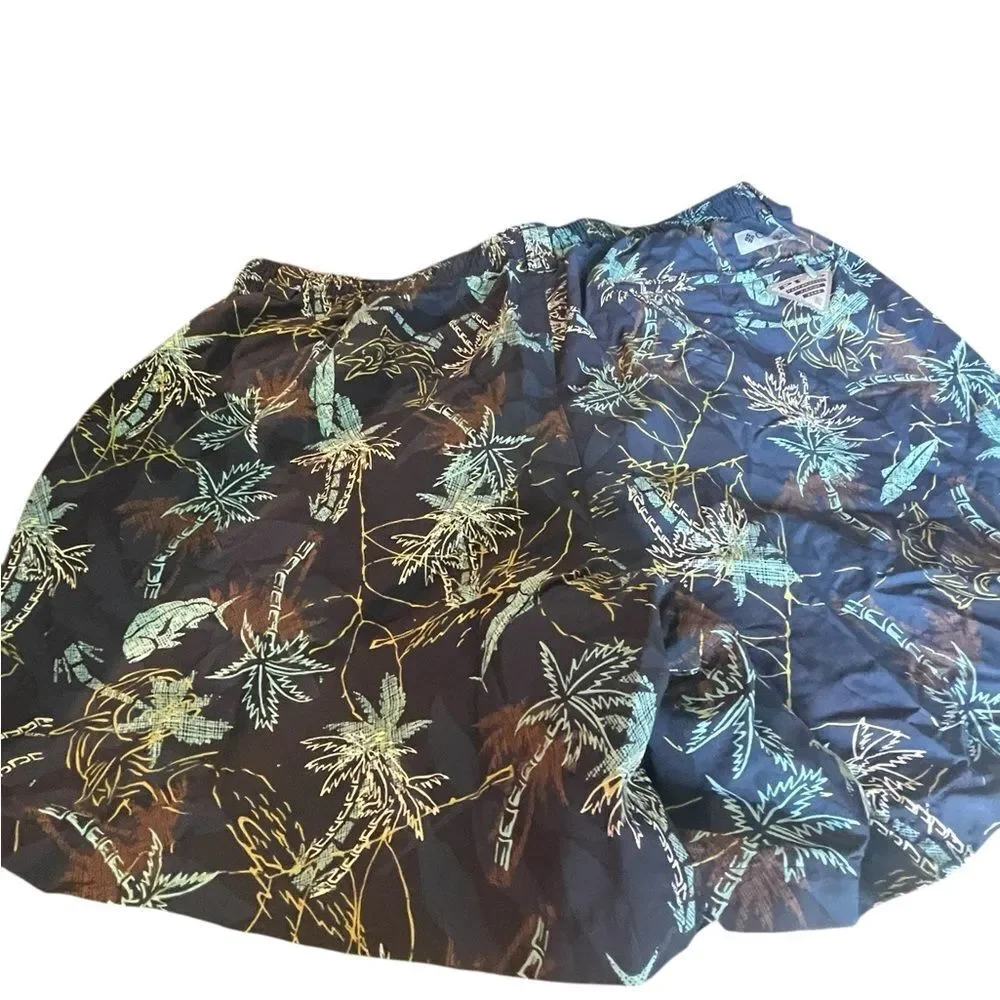 Columbia Tropical Print Swim Shorts new never worn size large